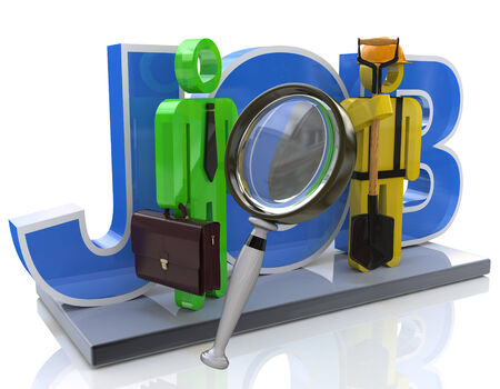 Job search and career choice employment conceptの写真素材