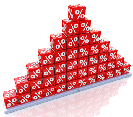 Discount Sales Percentage Backgroundの写真素材