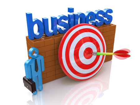 business goal for the design of information related to the development of business areasの写真素材