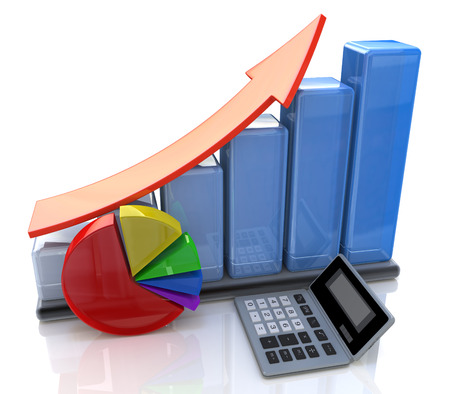 Finance and accounting concept in the design of access to information relating to the business and the counting of Financeの写真素材
