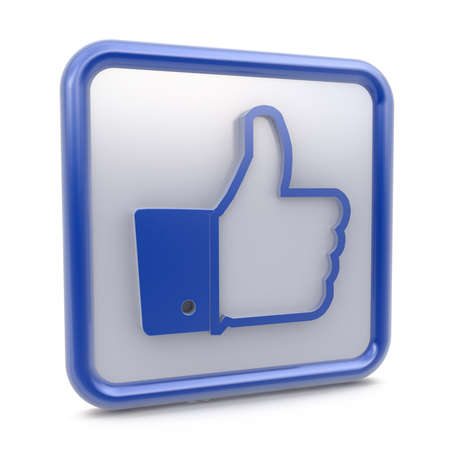 JUNE 23, 2015: Social media. Like. Thumb up sign. in the design of information related to internetのeditorial素材