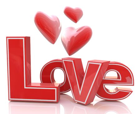 Valentine's Love in the design of the information associated with a declaration of loveの写真素材