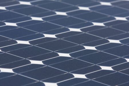 Closeup shot of solar cells