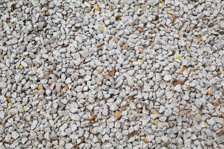 Stones and leaves backgroundの写真素材