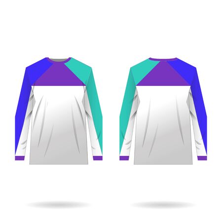 Jersey design for extreme cycling. Mountain bike jersey. Vector illustration for sublimation printing.の写真素材