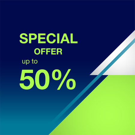 Sale banner template design. Big sale special offer. Social media poster. Vector illustration.のイラスト素材