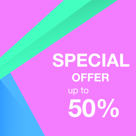 Sale banner template design. Big sale special offer. Social media poster. Vector illustration.の写真素材