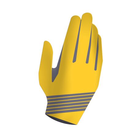 Sport gloves isolated on white background. Gloves design for active sport.のイラスト素材