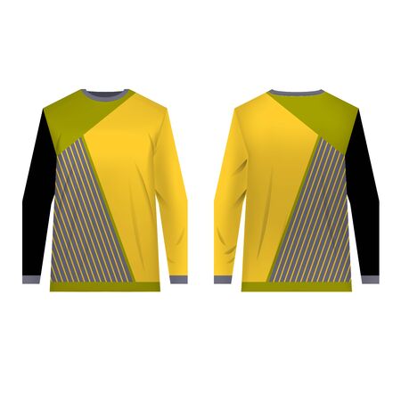 Jersey design for extreme cycling. Mountain bike jersey.の写真素材