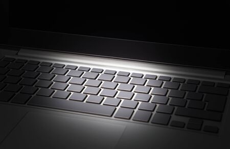 Data and cyber security threat concept. Online financial crime, identity theft and internet scam....