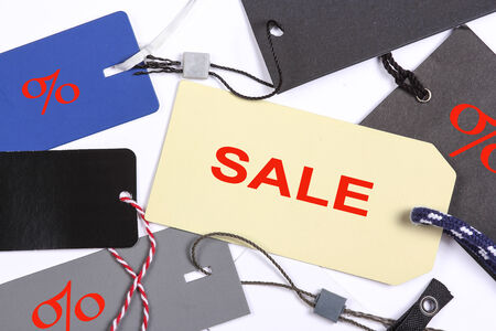 Different price labels, saleの写真素材