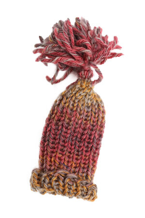 Bobble cap in russet