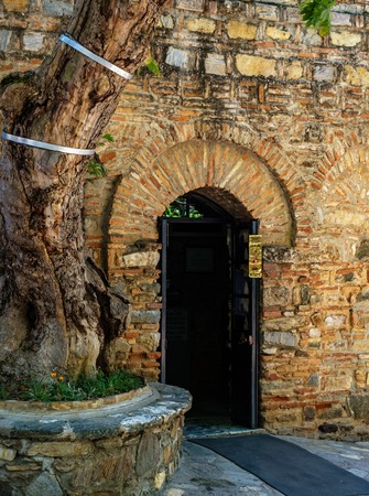 Ephesus, the house of the Virgin Maryの写真素材
