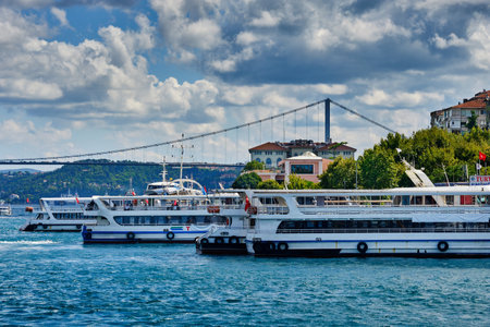 Istanbul, Turkey, July 18, 2022. Pier Uskのeditorial素材