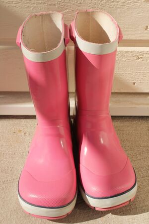 Rain bootsの写真素材