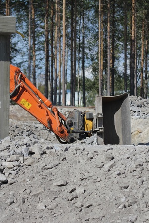 Excavatorの写真素材