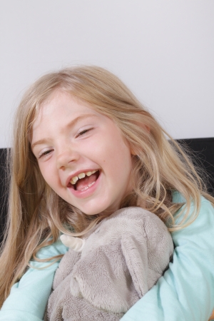 Girl laughingの写真素材