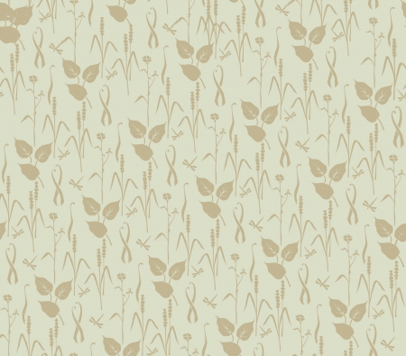 floral seamless pattern  leaves background のイラスト素材