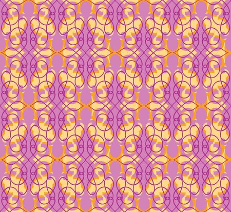 Floral pattern seamless  Flourish abstract pink backgroundのイラスト素材