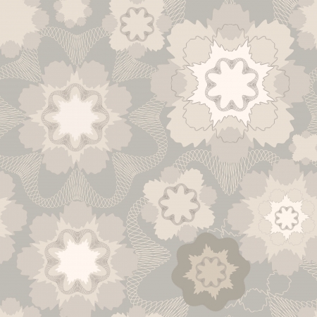 Abstract lacy floral seamless pattern  Retro background のイラスト素材