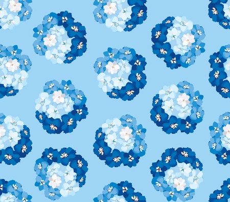 floral seamless pattern from tendril blue flowers delphinium のイラスト素材