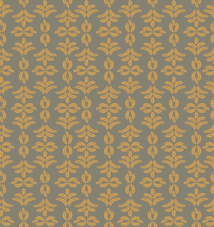 Abstract ornamental seamless texture  Floral seamless pattern   Leaves background のイラスト素材