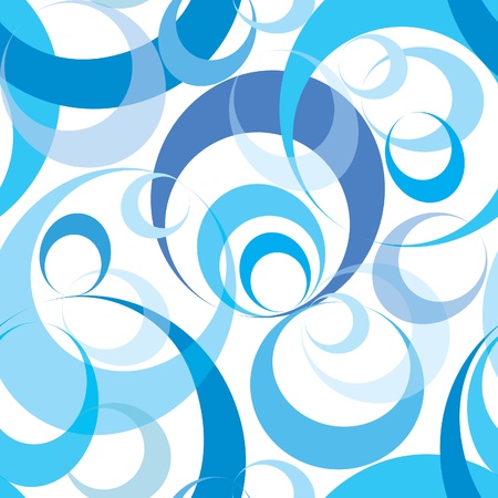 Abstract geometric bubble background in 1960s fabric style  のイラスト素材