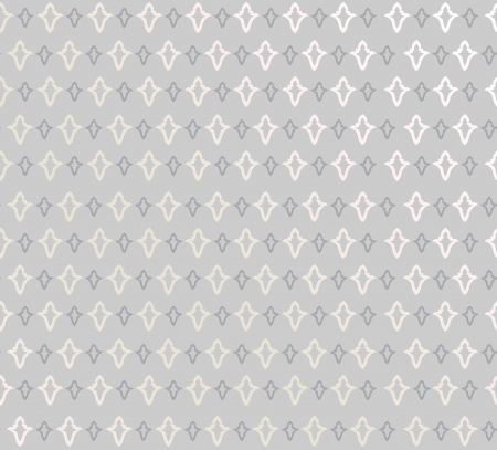 Abstract Geometric Retro Texture  Seamless pattern  Floral lightning ornament  Black and white flower background のイラスト素材