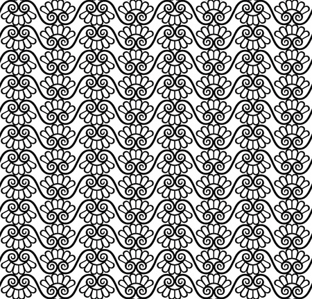 Abstract lace seamless texture  Seamless pattern  Floral lightning ornament  Geometric seamless background  のイラスト素材