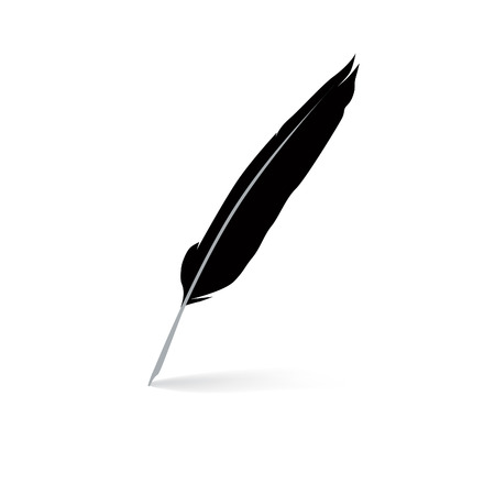Feather pen iconのイラスト素材