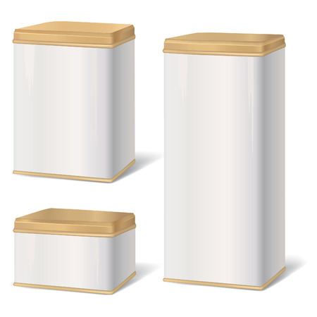 Metal Tin Can. Retro Canned Food. Product Packing.のイラスト素材