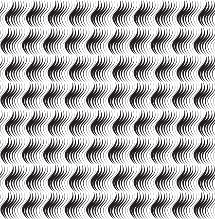Abastract geometric seamless pattern. Wave grid texture for wallpaper, surface or coverのイラスト素材