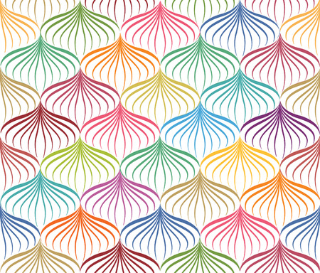 Abstact vector seamless pattern  Floral oriental geometric line texture  Stylish abstract ornamental backgroundのイラスト素材