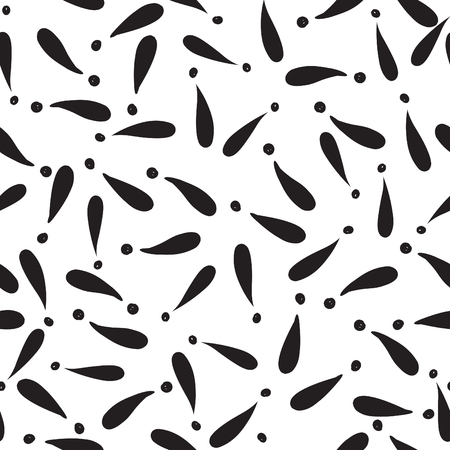 Abstract symbol white ornament.  Exclamation mark seamless pattern. Sign backgroundのイラスト素材