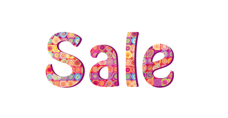 Sale sign. Season sale icon. Colorful tagのイラスト素材