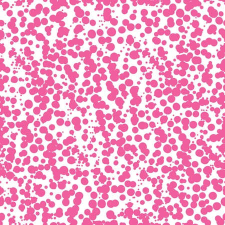 Abstract dotted seamless pattern. Textured chaotic dot tile background. Modern textureのイラスト素材