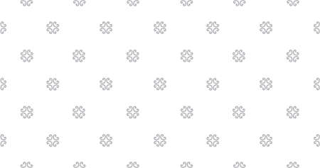Abstract seamless pattern. Arabic line ornament with geometric shapes. Linear floral ornamental...