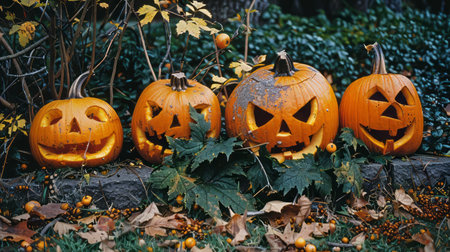 Pumpkin .Halloween, October, Autumn, Spooky, Scary, jack-o-lantern, carved pumpkin, hallows eveの素材