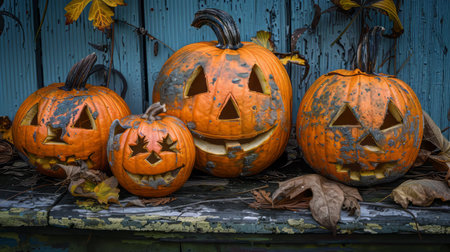 Pumpkin .Halloween, October, Autumn, Spooky, Scary, jack-o-lantern, carved pumpkin, hallows eveの素材