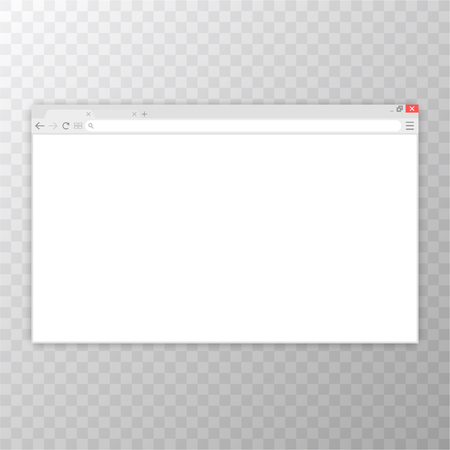 Browser window.Web browser in flat style. Window concept internet browser. Mockup screen design. Vector illustration concept.のイラスト素材