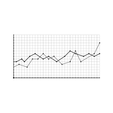 Bar graph and line graph templates, business infographics, vector illustration. Graphs and charts set. Statistic and data, information infographicのイラスト素材