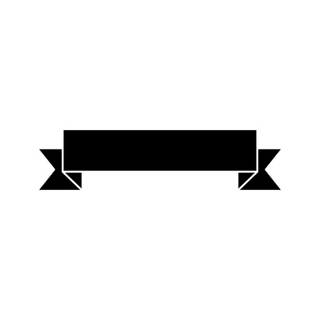 Flat vector ribbons banners flat isolated on white background, Illustrationのイラスト素材