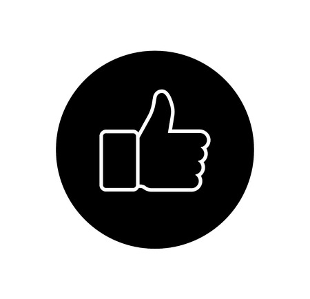 Like and dislike icons collection set. Thumbs up and thumbs down. Modern graphic elements for web...