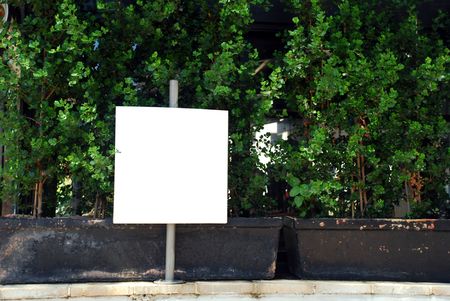 blank sign with a copy space areaの写真素材