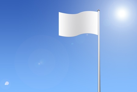 Flag of the blue skyの写真素材