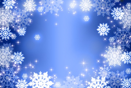 Snow crystalの写真素材
