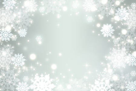 Snow crystalの写真素材