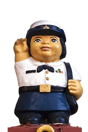 woman police statueの写真素材