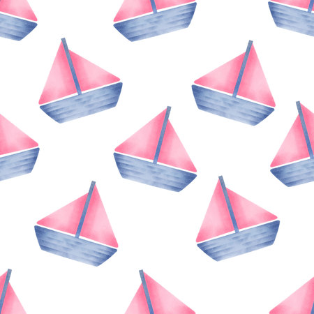 WATERCOLOR SEAMLESS PATTERNの写真素材