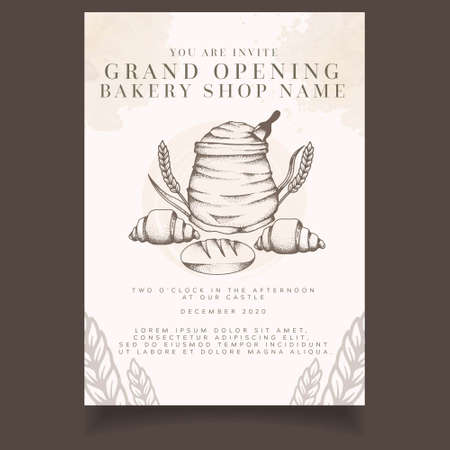 Beautiful Elegant event invitation wedding card editable template